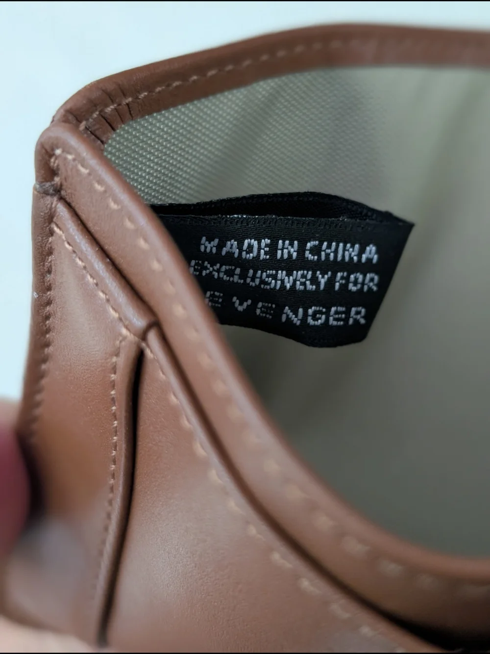 Levenger Brown Leather Passport Holder Travel Wallet Organizer